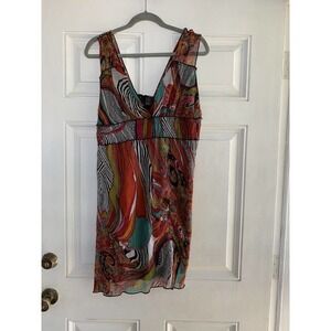 Fire Los Angeles Size Large Retro Multicolor‎